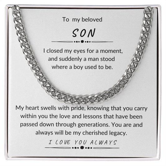 To my beloved Son